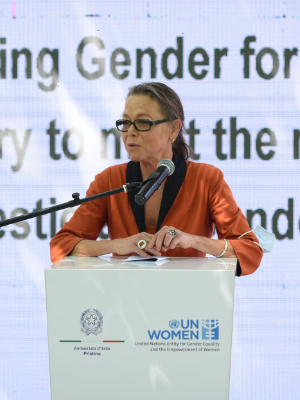 Ulrika Richardson, UN Development Coordinator. Photo: UN Women Kosovo/Adi Beqiri