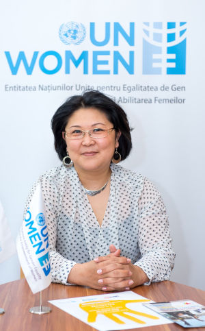 Ulziisuren Jamsran, UN Women Representative to Kyrgyzstan. Photo: UN Women Moldova/Dorin Goian