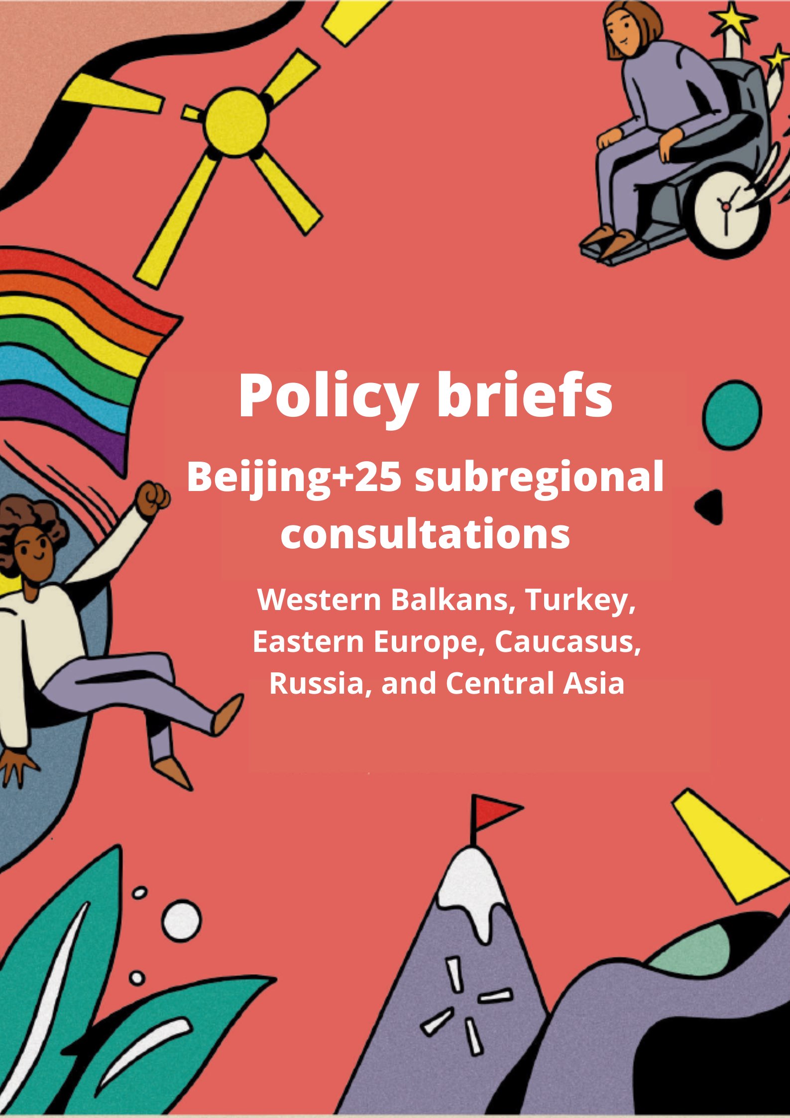 Policy brief cover with subregions in title
