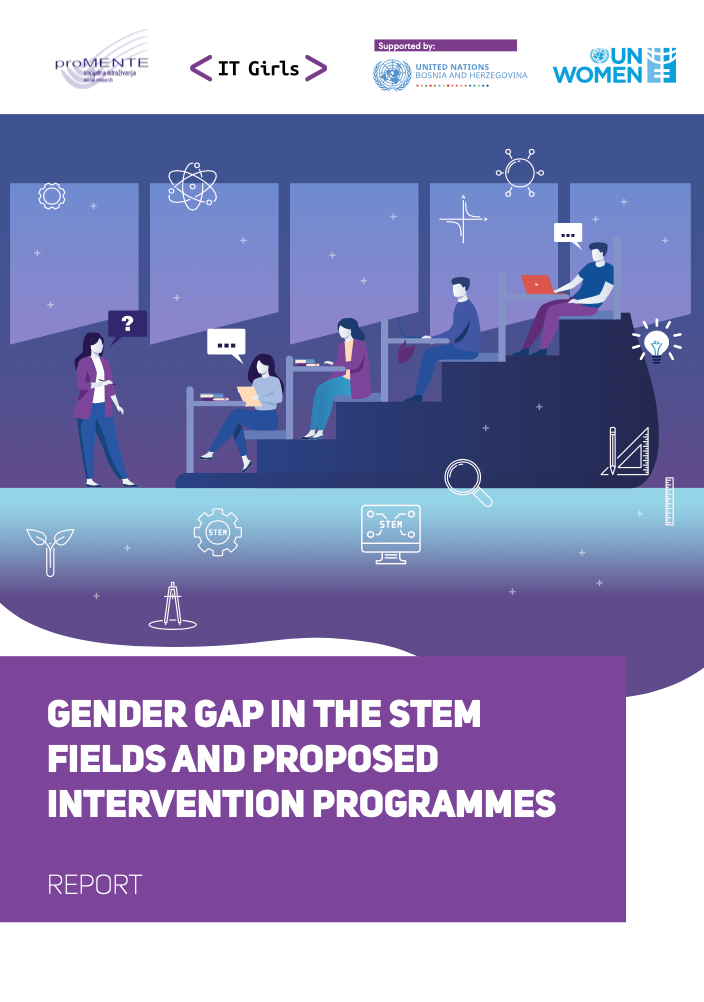 Gender Gap in STEM BiH_ENG Cover Image