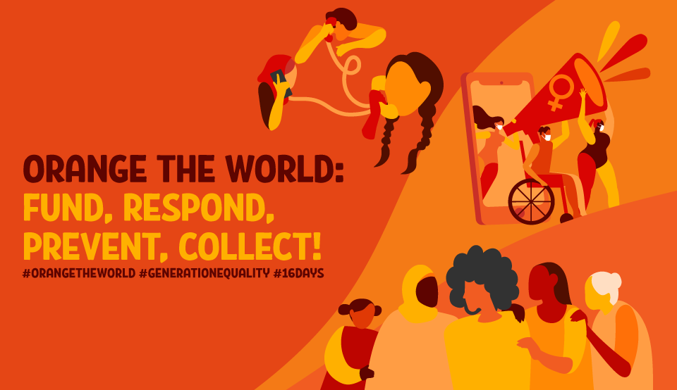 Orange the world: Fund, respond, prevent, collect