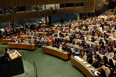 Member States issued a political declaration at the opening of the 59th Commission on the Status of Women on 9 March. Photo: UN Women/J. Carrier