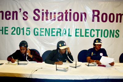 Around Nigeria’s general elections, the Women’s Situation Room received more than 7,000 calls from the public and election monitors combined, reporting incidents ranging from voting complaints to gender-based violence