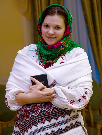 Olesya Arkhypova. Photo: UN Women/Alexander Alfyorov