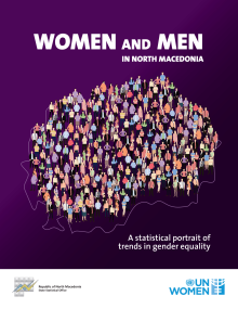 Women and Men in North Macedonia - a statistical portrait of trends in gender equality COVER