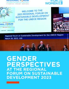 Gender Perspectives at the Regional Forum on Sustainable Development 2023 Cover Page