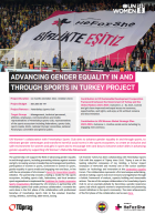 Project Brief - Advancing gender equality in and through sports in Turkey