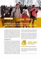 Gender Data on Refugees at a Glance-Moldova cover page