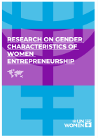 Research on gender characteristics of women entrepreneurship in Kazakhstan