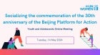 Socializing the commemoration of the 30th anniversary of the Beijing Platform for Action