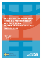 Results of the work with media on prevention of violence against women and girls 2016-2020 compendium