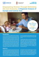 Empowering Women Through Rethinking the Care Economy: A Regional Analysis of Europe and Central Asia Flyer