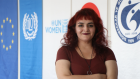 Zeynep Denli, 30, is working as a social worker at the SADA Women's Empowerment and Solidarity Center. Photo: Tayfun Yılmaz/UN Women
