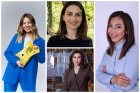 Clockwise: Alisa Basyrova, CEO and Founder, Holy Corn; Nazli Uanik Yildiz, Co-Founder, Nebyan Dogal; Aikanysh Saparalieva, Country Lead of Glovo; Aida Kaumenova, Owner of Aida KaumeNOVA Fashion House