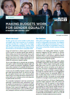 Making budgets work for gender equality-Thematic Brief 453x639