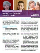 brief making every woman and girl count