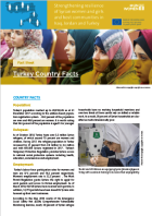 Strengthening the Resilience of Syrian Women and Girls and Host Communities in Turkey, Iraq and Jordan' project, Fact Sheet - Turkey Country Facts'