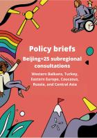Policy brief cover with subregions in title