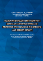 Reviewing Development Agency of Serbia data on programs and measures and analysing the effects and gender impact