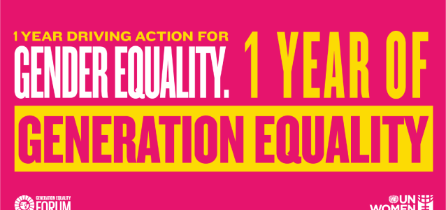 One year of Generation Equality