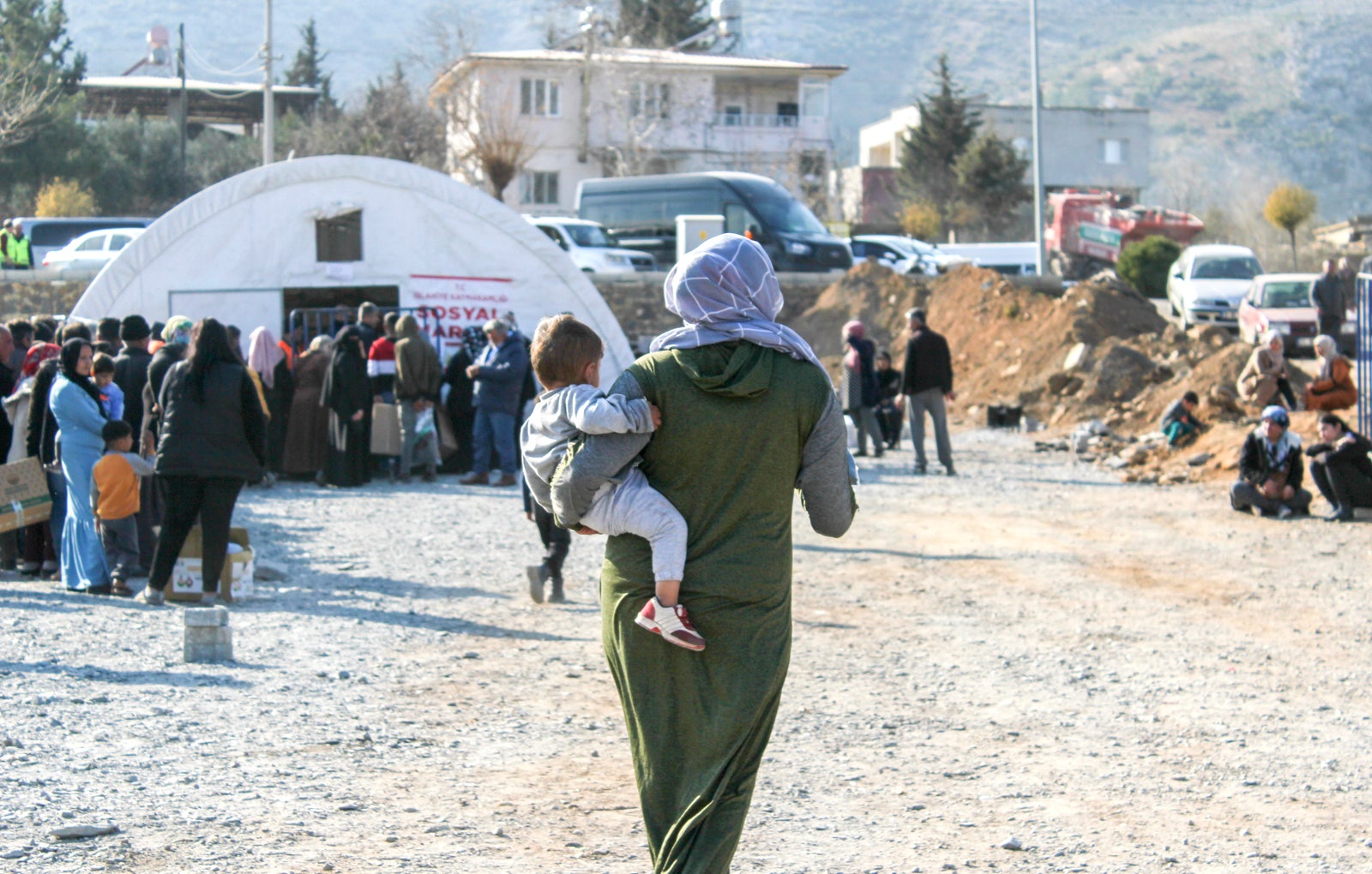 Women and children are amongst the most affected after the earthquakes in Gaziantep, Türkiye. Photo: UN Women/Nilüfer Baş